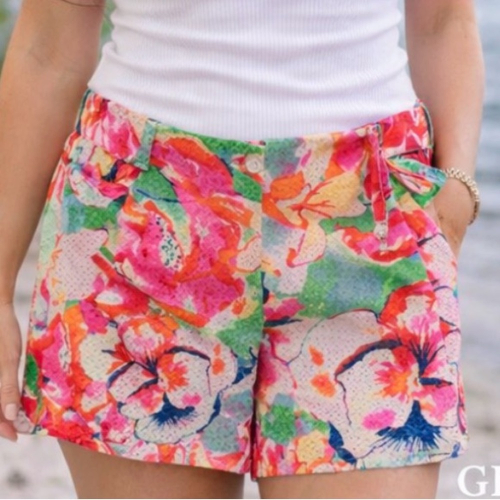 Gianni Bini Floral Multicolor Women's Summer Shorts